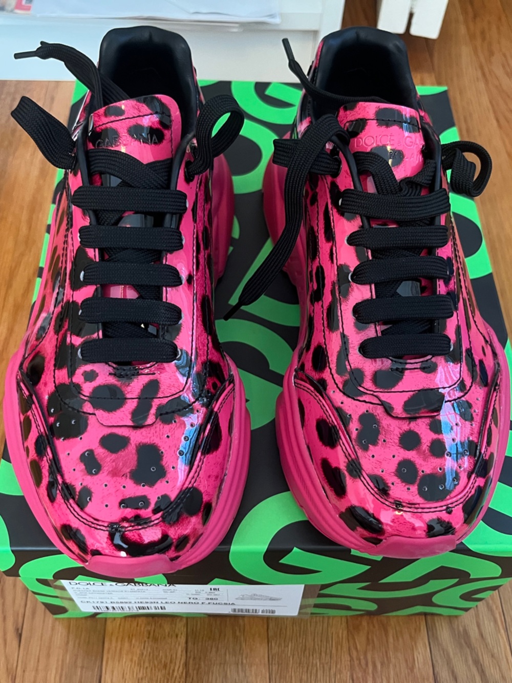 Dolce & Gabbana Daymaster Fucsia Sneakers- NIB